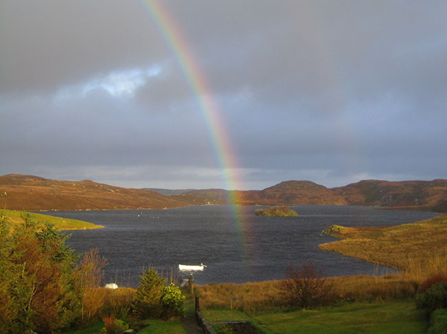 loch and rainbow